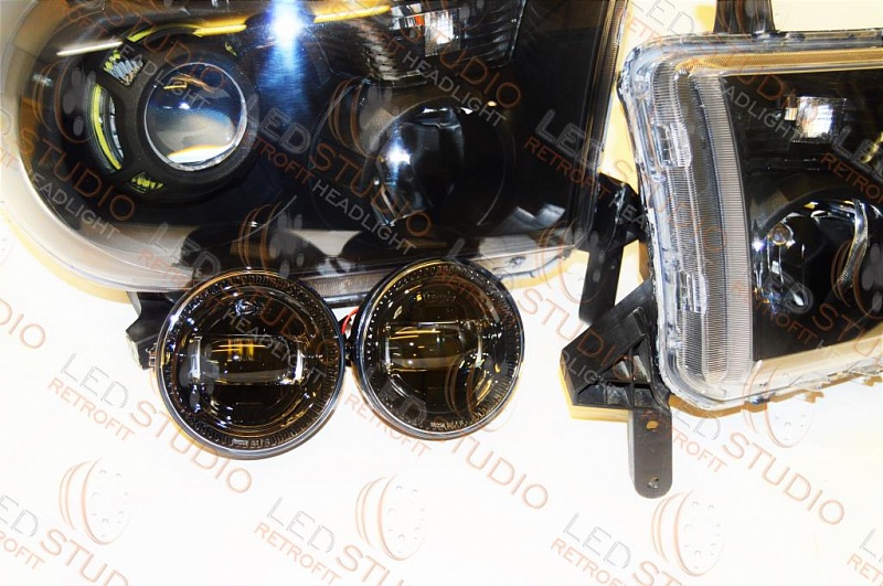 Светодиодные фары Toyota Sequoia Bi Led